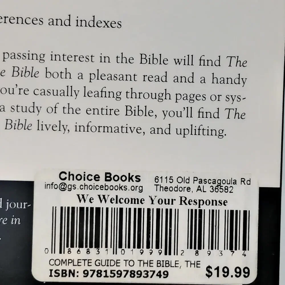 The Complete Guide to the Bible by Stephen M. Miller - Illustrated Softcover